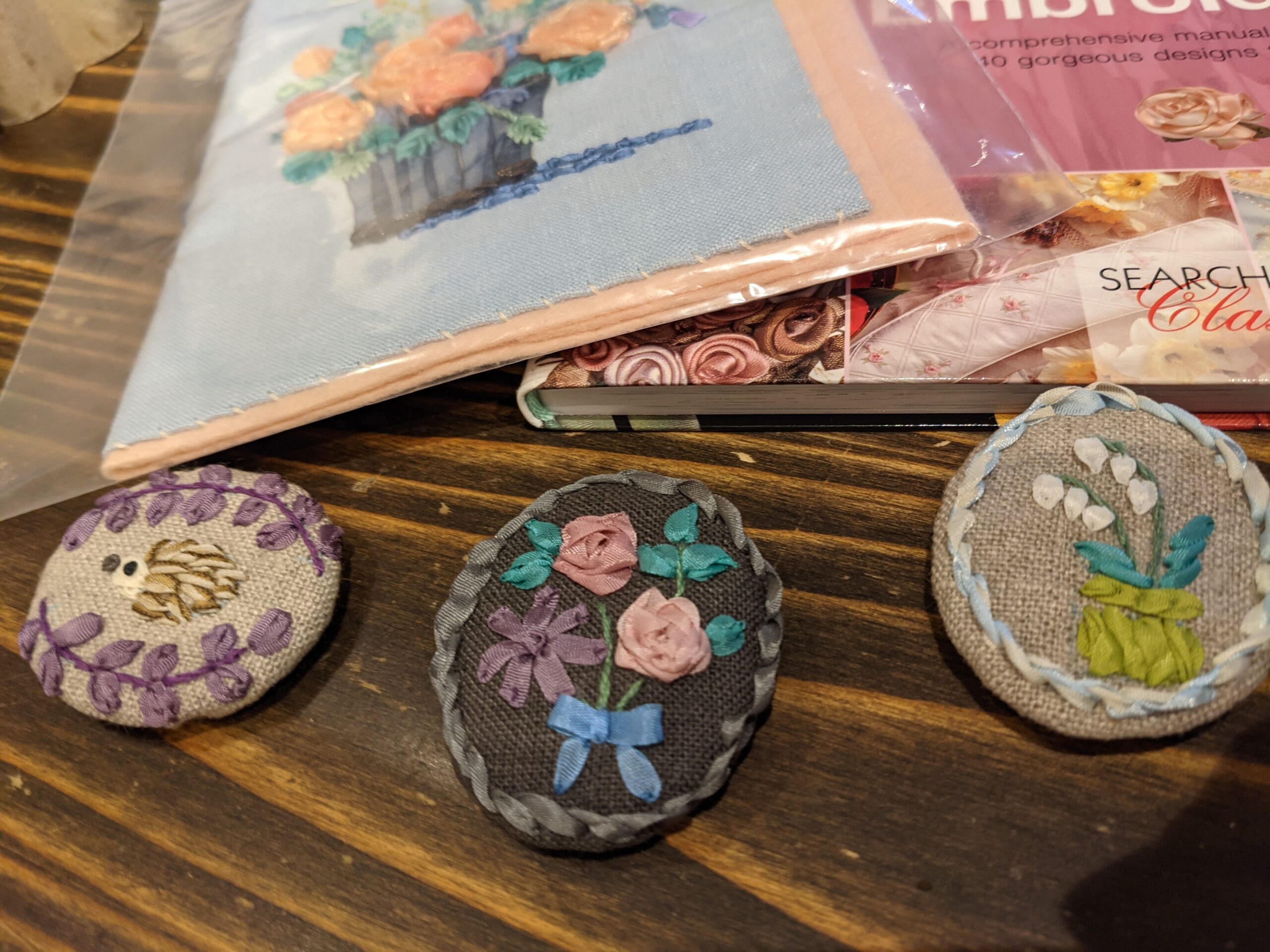 Ribbon embroidery !
